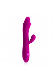 Vibromasseur rabbit Becca rose USB avec gland stimulant 10 programmes - CC531061