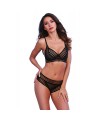 Soutien gorge et tanga noir - DG11863BLK