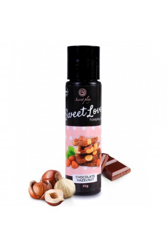 Gel lubrifiant chocolat noisette 100% comestible - SP6737