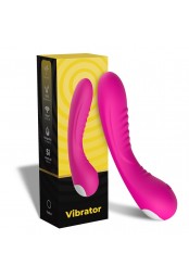 Vibromasseur courbé 9 modes de vibration rose - USK-V01PNK