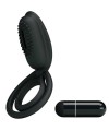 Cockring vibrant en silicone avec stimulateur clitoridien Esther - CC592166