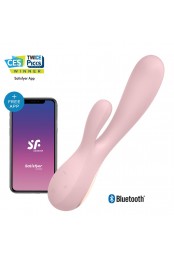 Vibromasseur rabbit rose connecté Mono Flex Satisfyer - CC5972440040