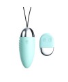 Oeuf  vibrant turquoise avec télécommande à piles  - TOD-083TUR
