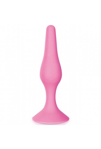 Plug anal ventouse rose taille L - CC5700893050