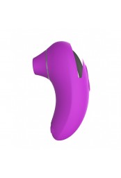 Vibromasseur à succion clitoridienne violet USB - WS-NV053PUR