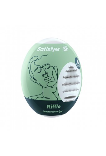 Oeuf masturbateur flexible Riffle Satisfyer - CC597000