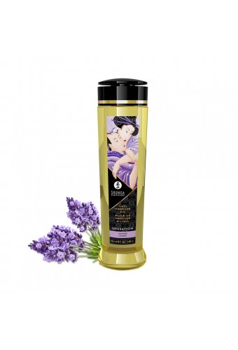 Huile de massage Sensation lavande aphrodisiaque 240ml - CC1206