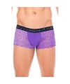 Boxer violet en dentelle délicate - LM2006-67PUR