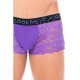 Boxer violet en dentelle délicate - LM2006-67PUR