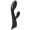 Vibromasseur noir avec stimulateur de clitoris LRIS USB - LRISBLACK