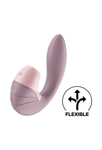 Vibromasseur point G avec stimulateur clitoris USB rose Supernova Satisfyer - CC597780