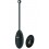 Œuf vibrant noir avec télécommande USB - DAISYBLACK
