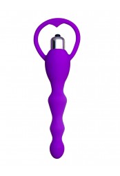 Chapelet anal violet vibrant - AOP-057PUR