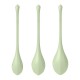 Set de 3 boules de geisha vert pastel Yoni Power 2 Satisfyer - CC597752