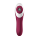 2 en 1 Vibromasseur et stimulateur de clitoris USB rouge Dual Crush Satisfyer - CC597786