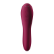 2 en 1 Vibromasseur et stimulateur de clitoris USB rouge Dual Crush Satisfyer - CC597786