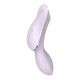 2 en 1 Vibromasseur et stimulateur de clitoris USB violet Curvy Trinity 2 Satisfyer - CC597788