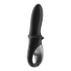 Vibromasseur noir USB, chauffant et connecté Hot Passion Satisfyer - CC597790