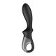 Vibromasseur noir USB, chauffant et connecté Heat Climax Satisfyer - CC597789