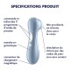 Stimulateur de clitoris bleu Pro 2 Satisfyer - CC597794