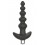Plug anal vibrant noir en silicone - WS-NV529