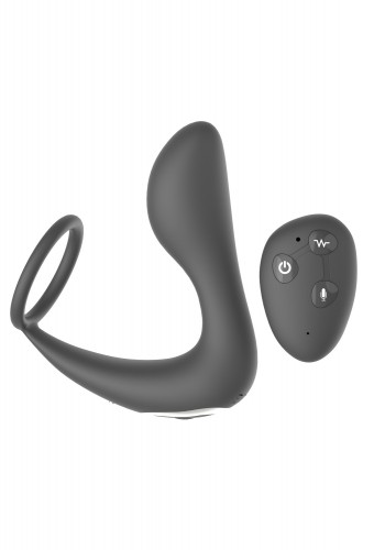 Stimulateur de prostate télécommandé avec micro décharge électrique et avec option commande vocale JUNO - WS-NV526