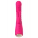 Vibromasseur rabbit rose chauffant avec fonction va-et-vient, USB - WS-NV040