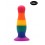 Plug anal ventouse multicouleur taille S - A-005-RAI-S