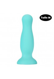 Plug anal ventouse vert pastel taille M - A-001-M-GRN