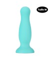 Plug anal ventouse vert pastel taille M - A-001-M-GRN