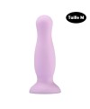 Plug anal ventouse violet pastel taille M - A-001-M-PUR