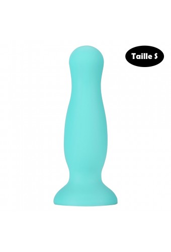 Plug anal ventouse vert pastel taille S - A-001-S-GRN