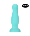 Plug anal ventouse vert pastel taille S - A-001-S-GRN