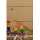 Plug anal multicouleur taille M - A-032-RAI-M