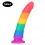 Gode ventouse multi-couleur taille S - DO-045-RAI-S