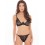 Ensemble 2 pièces noires avec soutien-gorge à armatures et string dentelle - REN53024-BLK