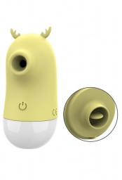 2 en 1 Stimulateur clitoridien par vibrations et par langue USB Cerf 