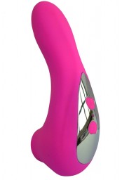 Vibromasseur stimulateur à succion rose 20 programmes USB