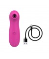 Stimulateur de clitoris par vibrations sur membrane rechargeable USB rose 10 Vitesses De Voyage - ZK003CPNK