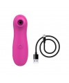 Stimulateur de clitoris par vibrations sur membrane rechargeable USB rose 10 Vitesses De Voyage - ZK003CPNK