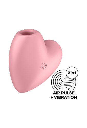 Stimulateur de clitoris USB en forme de cœur Cuttie Heart Satisfyer - CC597796