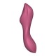 2 en 1 Stimulateur de clitoris et vibromasseur Curvy Trinity 3 rouge Satisfyer - CC597772