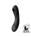 2 en 1 Stimulateur de clitoris et vibromasseur Curvy Trinity Noir 4 Satisfyer - CC597773