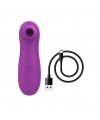 Vibromasseur par vibrations sur membrane rechargeable USB violet 10 vitesses de voyage - ZK003CPUR