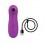 Vibromasseur par vibrations sur membrane rechargeable USB violet 10 vitesses de voyage - ZK003CPUR