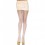Collant blanc sexy fine résille
