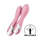 Vibromasseur gonflable G-Spot rose USB Air Pump Vibrator 2 Satisfyer