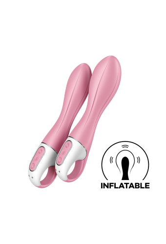 Vibromasseur gonflable G-Spot rose USB Air Pump Vibrator 2 Satisfyer