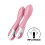 Vibromasseur gonflable G-Spot rose USB Air Pump Vibrator 2 Satisfyer