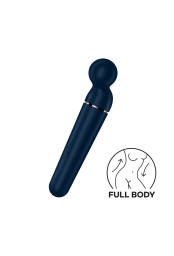 Vibromasseur wand bleu USB 60 vibrations Planet Wand-er Satisfyer - CC597845